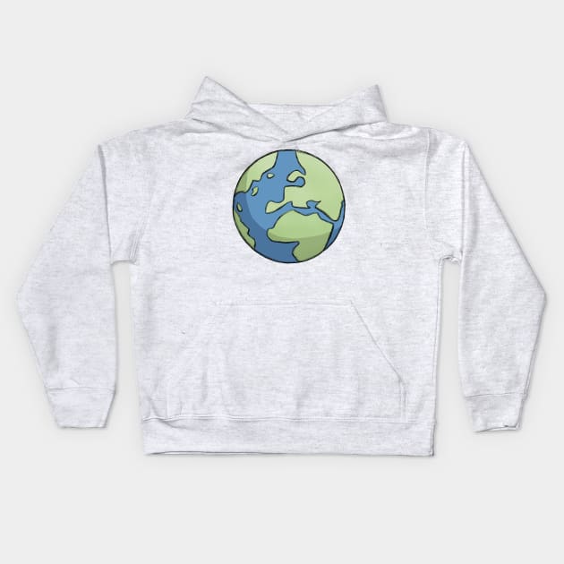 Save Earth Kids Hoodie by benheineart